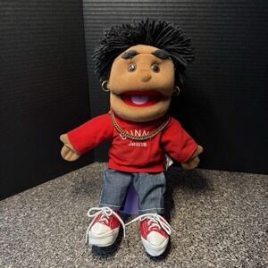 Sunny Puppets Boy Urban Hip Hop Style Hand Plush 16 Inch Red Outfit Sunny Jeans
